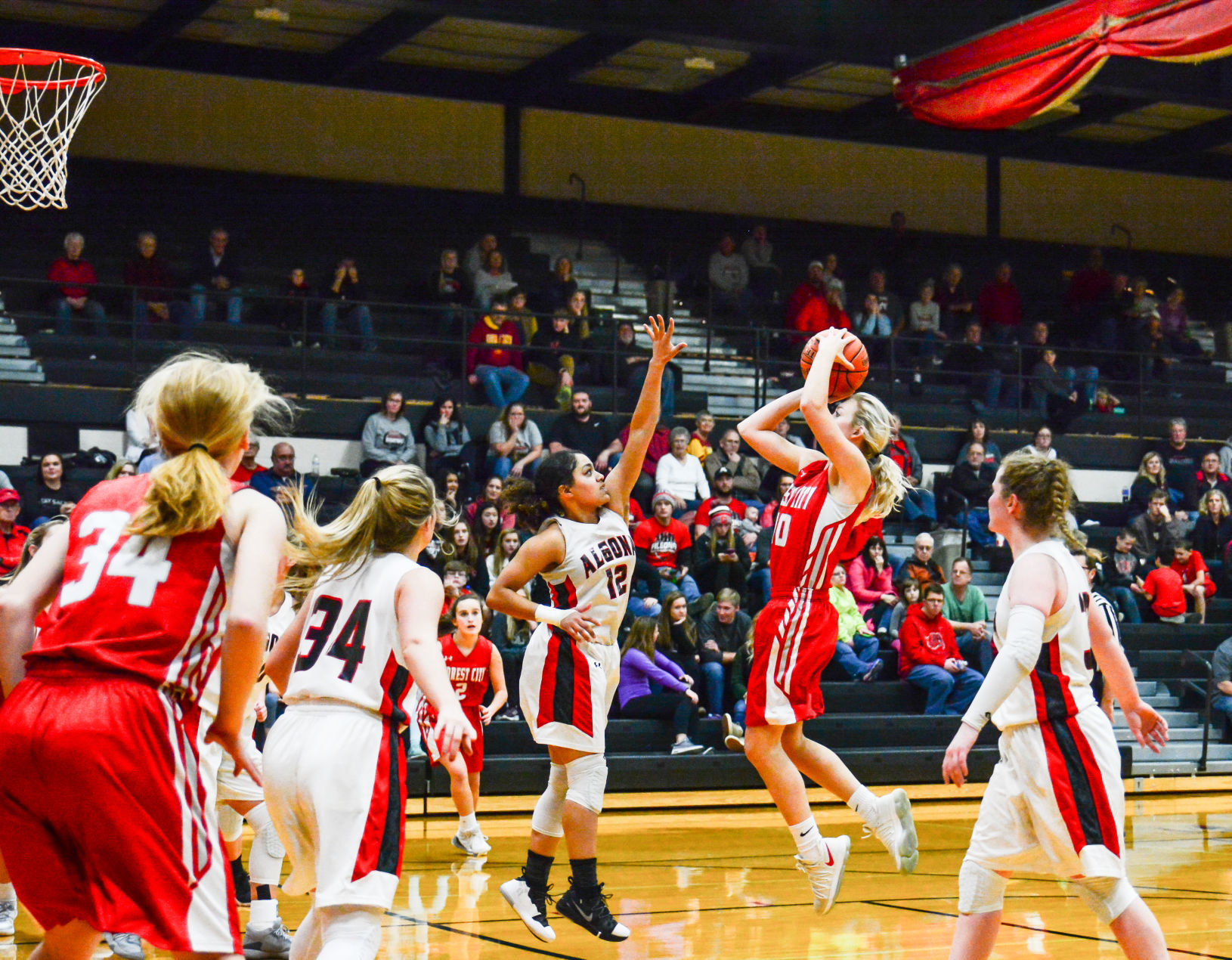 FC girls basketball vs. Algona 8